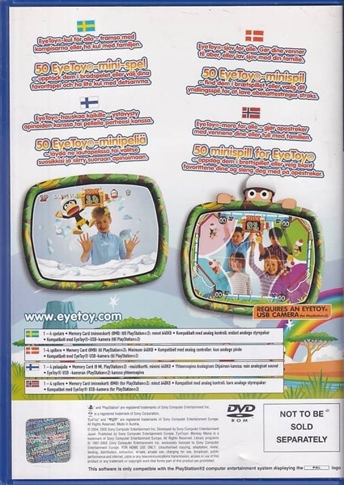 EyeToy Monkey Mania - PS2 (B Grade) (Genbrug)